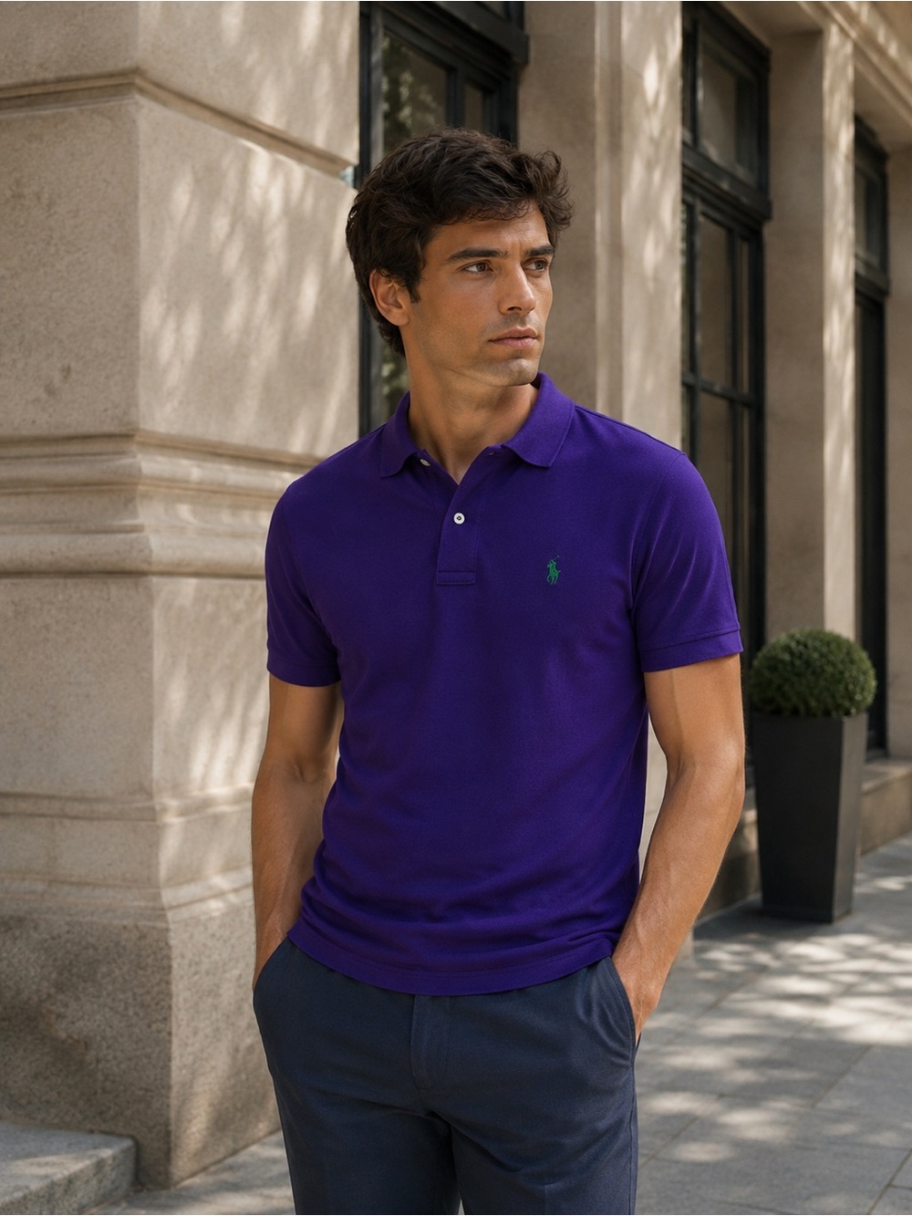 Polo Ralph Lauren short sleeve embroidered logo polo shirt